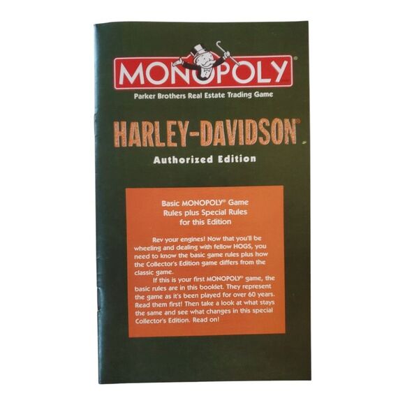 Harley Davidson Monopoly 1997 Authorized Edition - RH#20 - Picture 6 of 8